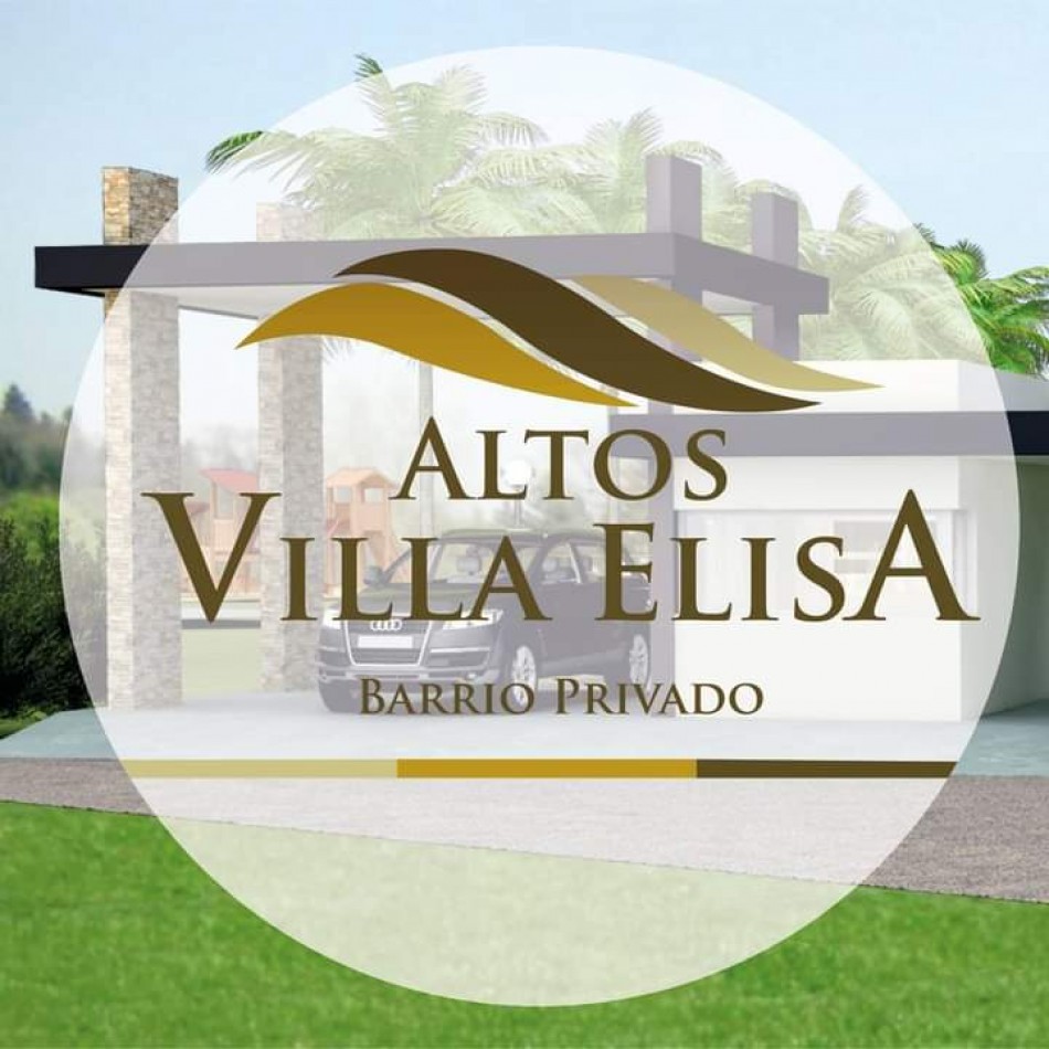 VENDO LOTE EN ALTOS VILLA ELISA, EXCELENTE UBICACION!!